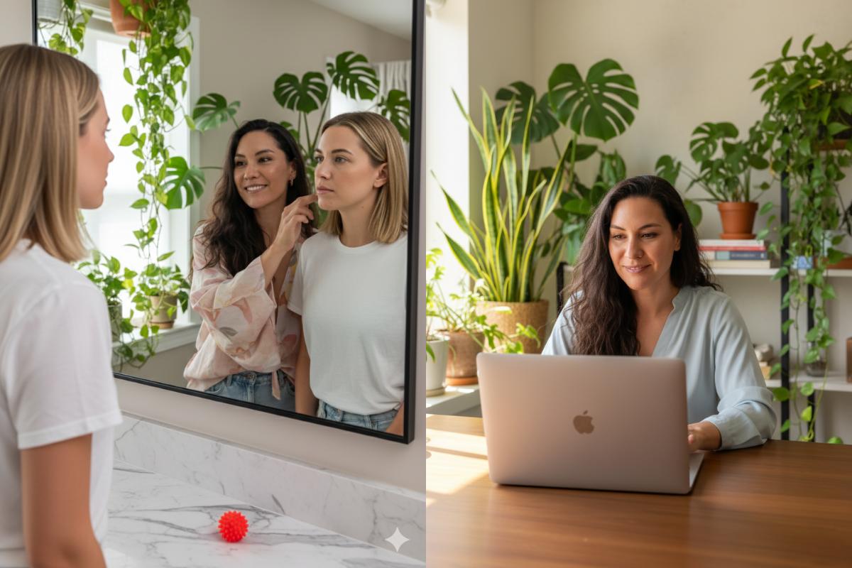 Indywidualne spotkanie – joga twarzy & automasaż